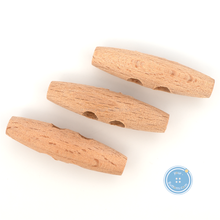 Load image into Gallery viewer, (2 piece set) 50mm Wooden Toggle