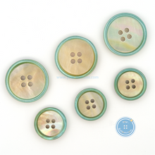 Load image into Gallery viewer, (3 pieces set) 15mm & 20mm Mint Green MOP Button