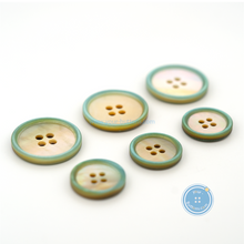 Load image into Gallery viewer, (3 pieces set) 15mm & 20mm Mint Green MOP Button