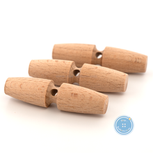 Load image into Gallery viewer, (2 piece set) 57mm Wooden Toggle