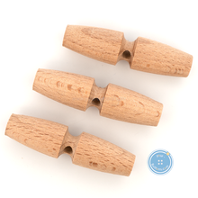 Load image into Gallery viewer, (2 piece set) 57mm Wooden Toggle
