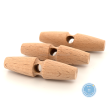Load image into Gallery viewer, (2 piece set) 57mm Wooden Toggle