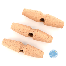 Load image into Gallery viewer, (2 piece set) 57mm Wooden Toggle