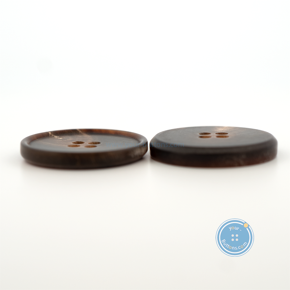 3 pieces set) 25mm Dark Brown Horn Button – Your Buttons