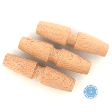 Load image into Gallery viewer, (2 piece set) 60mm Wooden Toggle