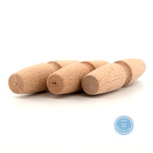 Load image into Gallery viewer, (2 piece set) 60mm Wooden Toggle