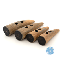 Load image into Gallery viewer, (1 piece set) 69mm & 55mm Hand-Made Real Horn Toggle