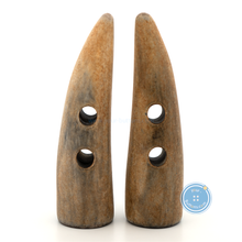 Load image into Gallery viewer, (1 piece set) 69mm & 55mm Hand-Made Real Horn Toggle