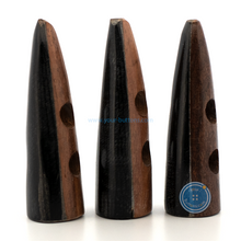 Load image into Gallery viewer, (1 piece set) 50mm Hand-Made Wooden and Horn inlay button