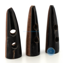 Load image into Gallery viewer, (1 piece set) 50mm Hand-Made Wooden and Horn inlay button