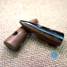 Load image into Gallery viewer, (1 piece set) 50mm Hand-Made Wooden and Horn inlay button