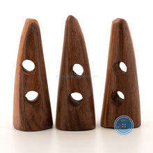 Load image into Gallery viewer, (1 piece set) 50mm Hand-Made Wooden Toggle