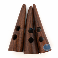 Load image into Gallery viewer, (1 piece set) 56mm Hand-Made Wooden Toggle