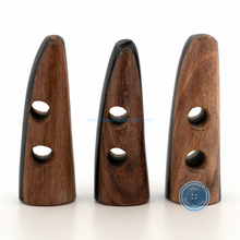 Load image into Gallery viewer, (1 piece set) 50mm Hand-Made Wooden and Horn inlay button