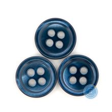 Load image into Gallery viewer, (3 pieces set) 10mm DTM-Blue Shell Button
