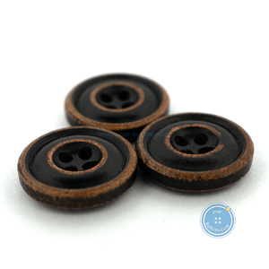 (3 pieces set) 17mm Vintage Wooden Button