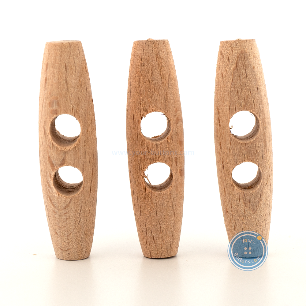 (2 piece set) 50mm Wooden Toggle