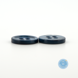 (3 pieces set) 10mm DTM-Blue Shell Button