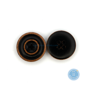 (3 pieces set) 17mm Vintage Wooden Button