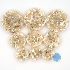 (3 pieces set) 11.5mm,15mm & 20mm Recycle Shell Button