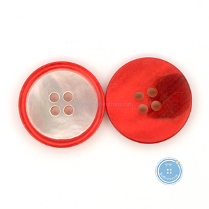 (3 pieces set) 15mm & 20mm Red MOP Button