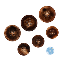 Load image into Gallery viewer, (3 pieces set) 15mm &amp; 20mm Cow Horn Buttons
