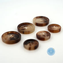 Load image into Gallery viewer, (3 pieces set) 15mm &amp; 20mm Natural Blonde Horn Buttons
