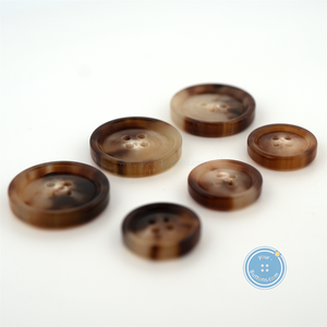 (3 pieces set) 15mm & 20mm Natural Blonde Horn Buttons