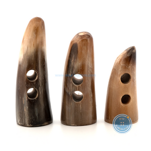 (1 pieces set) 40-56mm Cow Horn Toggle Button
