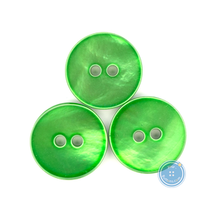 (3 pieces set) 18mm DTM Green Shell Button