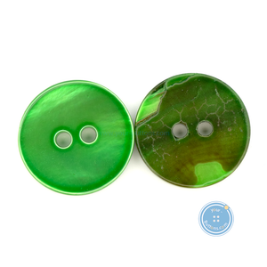 (3 pieces set) 18mm DTM Green Shell Button