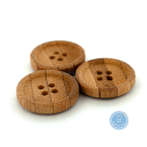 (3 pieces set) 18mm Bamboo Button