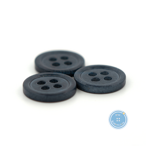 (3 pieces set) 11mm DTM Navy Shell Button