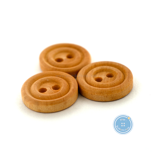 (3 pieces set) 14mm Wooden Button