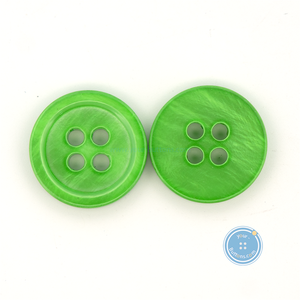 (3 pieces set) 13mm &15mm DTM Green Shell Button