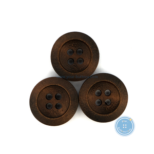 (3 pieces set) 15mm Wooden Button