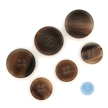 將圖片載入圖庫檢視器 (3 pieces set) 15mm &amp; 20mm Cow Horn Buttons
