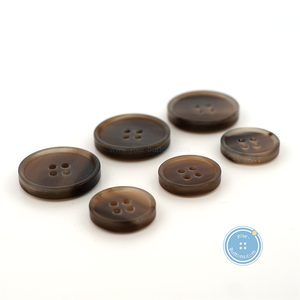 (3 pieces set) 15mm & 20mm Cow Horn Buttons