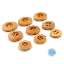 Load image into Gallery viewer, (3 pieces set) 14mm, 17.5mm &amp; 20mm Wooden Button
