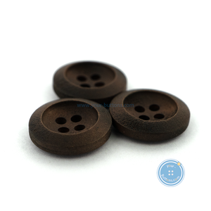 (3 pieces set) 15mm Wooden Button