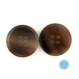 (3 pieces set) 15mm & 20mm Cow Horn Buttons