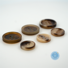 Load image into Gallery viewer, (3 pieces set) 15mm &amp; 20mm Cow Horn Buttons
