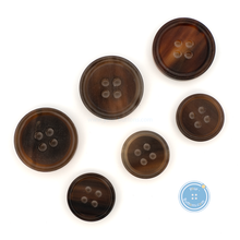 Load image into Gallery viewer, (3 pieces set) 15mm &amp; 20mm Cow Horn Buttons
