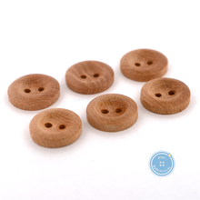 Load image into Gallery viewer, (3 pieces set) 14mm &amp; 15mm Wooden Button
