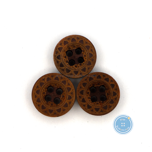 (3 pieces set) 10mm Wooden Button