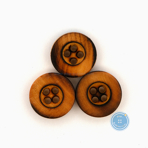 (3 pieces set) 12.5mm Wooden Button