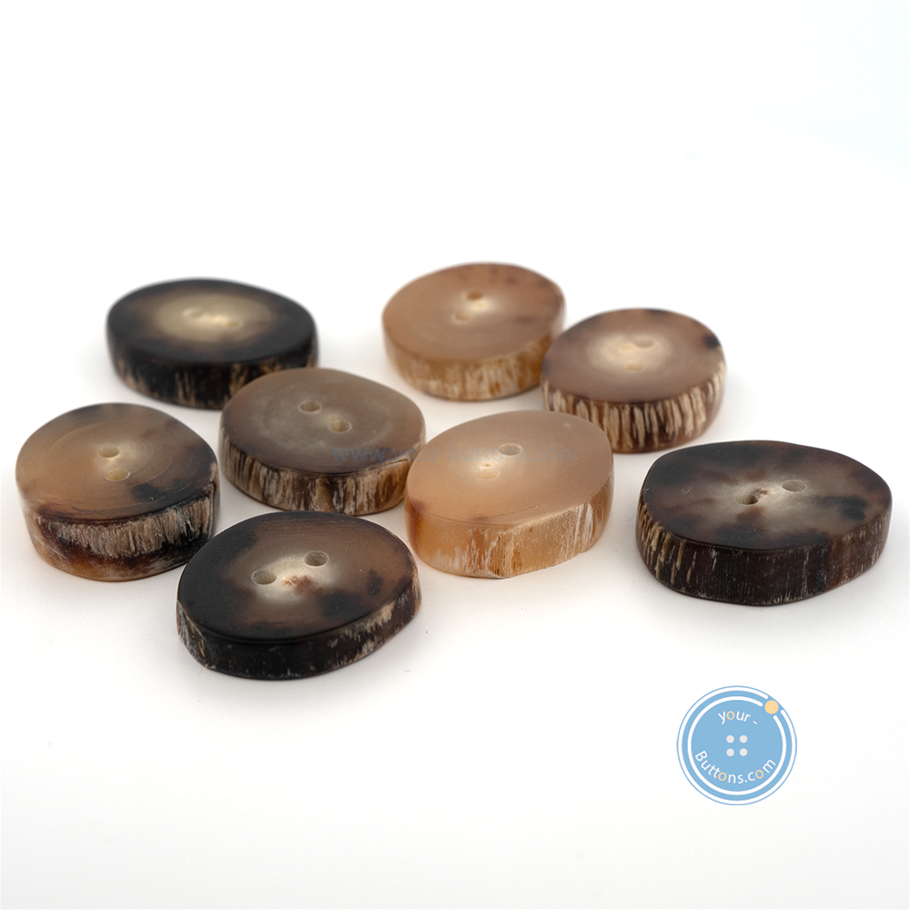 (1 piece set) 25mm Slice Horn Button