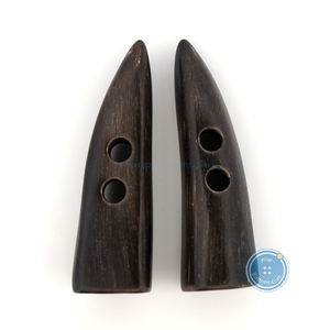 (1 piece set) 54mm Hand-Made Real Horn Toggle