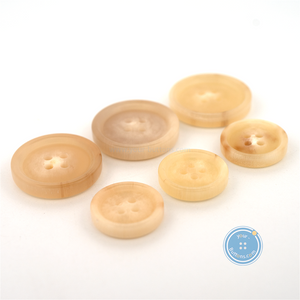 (3 pieces set) 15mm & 20mm Cow Horn Buttons