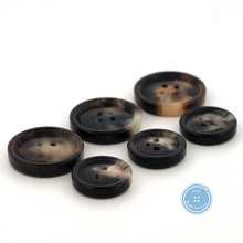 Load image into Gallery viewer, (3 pieces set) 15mm &amp; 20mm Cow Horn Buttons
